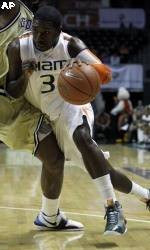 Dews' Buzzer-Beater Lifts Miami Over No. 20 Georgia Tech, 64-62