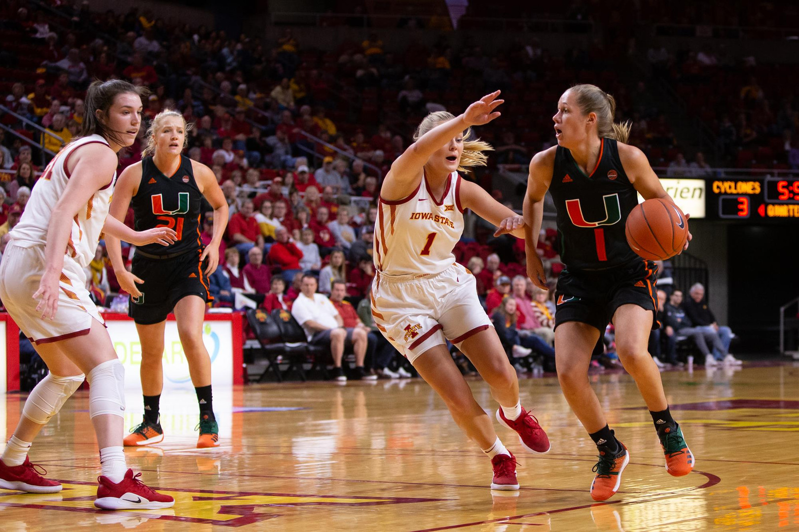 WBB Falls at Iowa State in Preseason WNIT Championship
