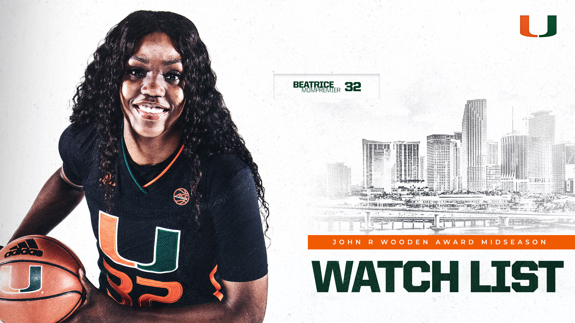 Mompremier Tabbed to Wooden Award Midseason Watch List