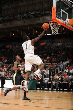 2012 Miami Hurricanes Men's Basketball vs Wake Forest
