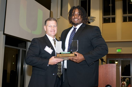 The University of Miami Annual Football awards ceremony was held at the Newman Alumni Center on the Coral Gables Campus on Sunday, December 12, 2010. ...