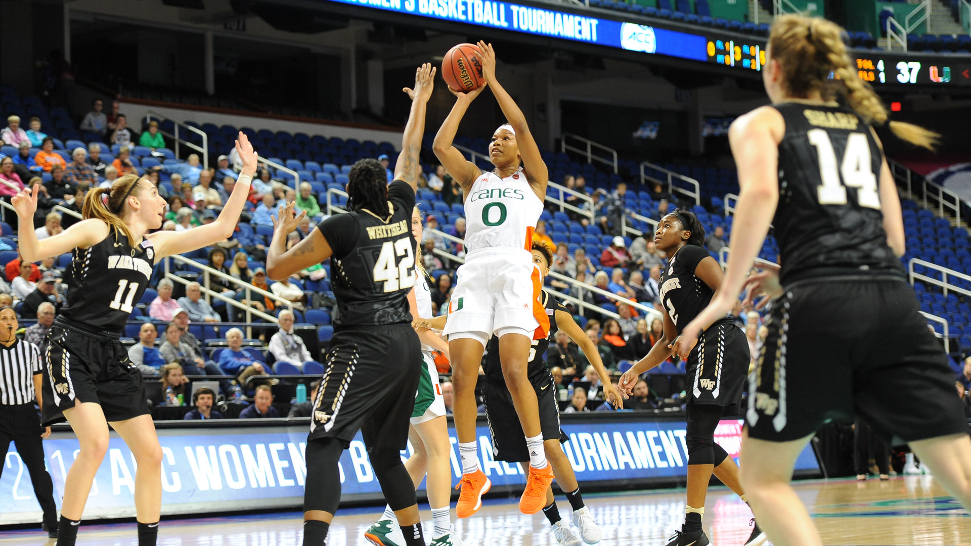 WBB Tops Wake Forest, 68-60, in ACC Tournament Opener