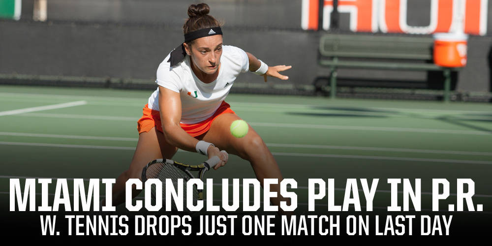 W. Tennis Posts 7-1 Mark on Final Day in P.R.