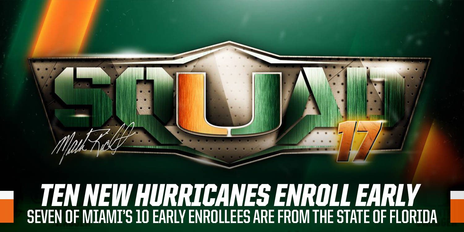 Ten New Hurricanes Enroll Early