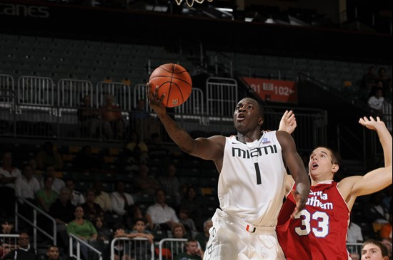 2012 Miami Hurricanes Men's Basketball vs Florida Southern