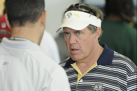 New England Patriots head coach Bill Belichick at 2011 Miami Hurricanes Football Pro Day #1