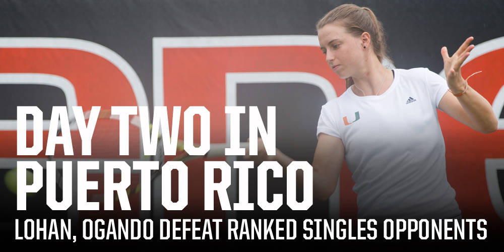 W. Tennis Earns Three Ranked Wins in P.R.