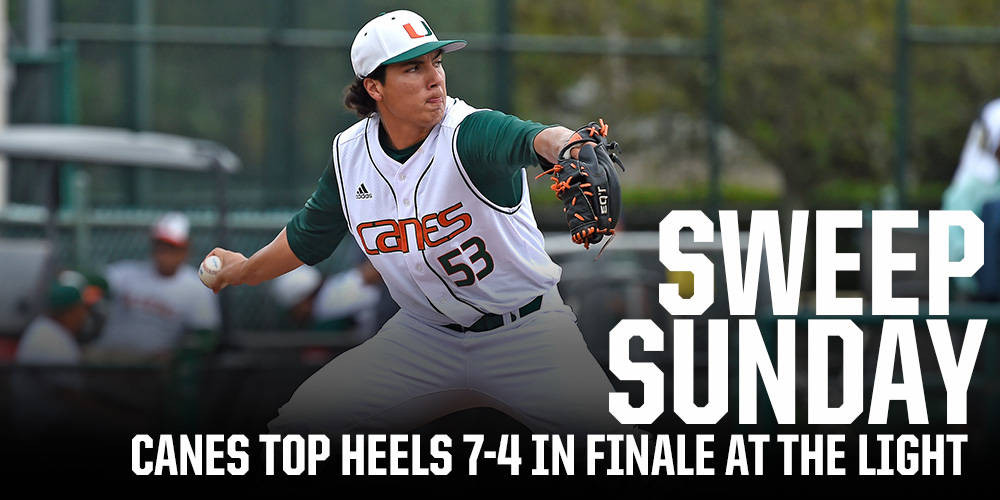 No. 3 Miami Sweeps No. 9 Heels, Improves to 23-4