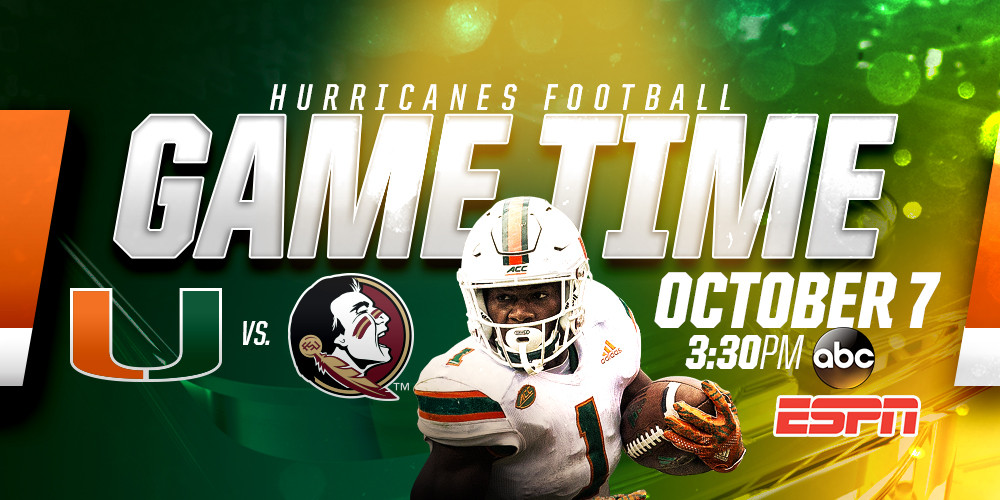 Kickoff at Florida State Set for 3:30 PM