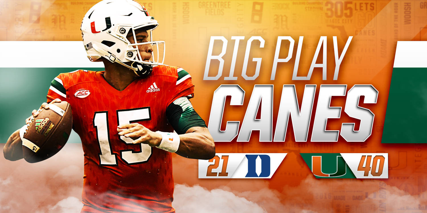 Record-Breaking Kaaya Leads UM to 40-21 Win