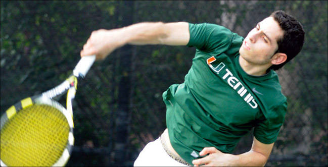 MTennis Sweeps Georgetown, 4-0