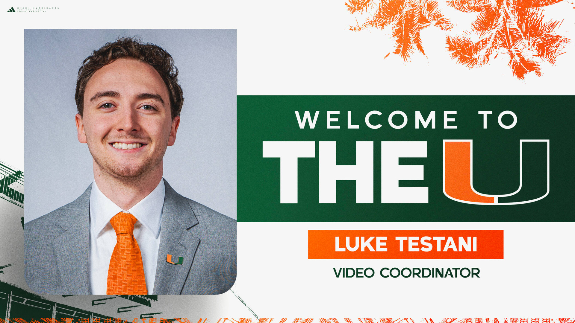 Testani Hired as Video Coordinator