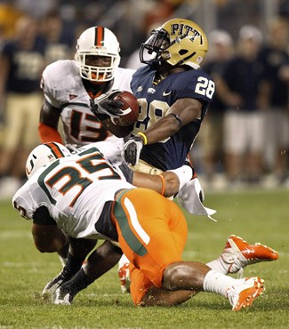 No. 19 Miami vs. Pittsburgh, 09/23/10