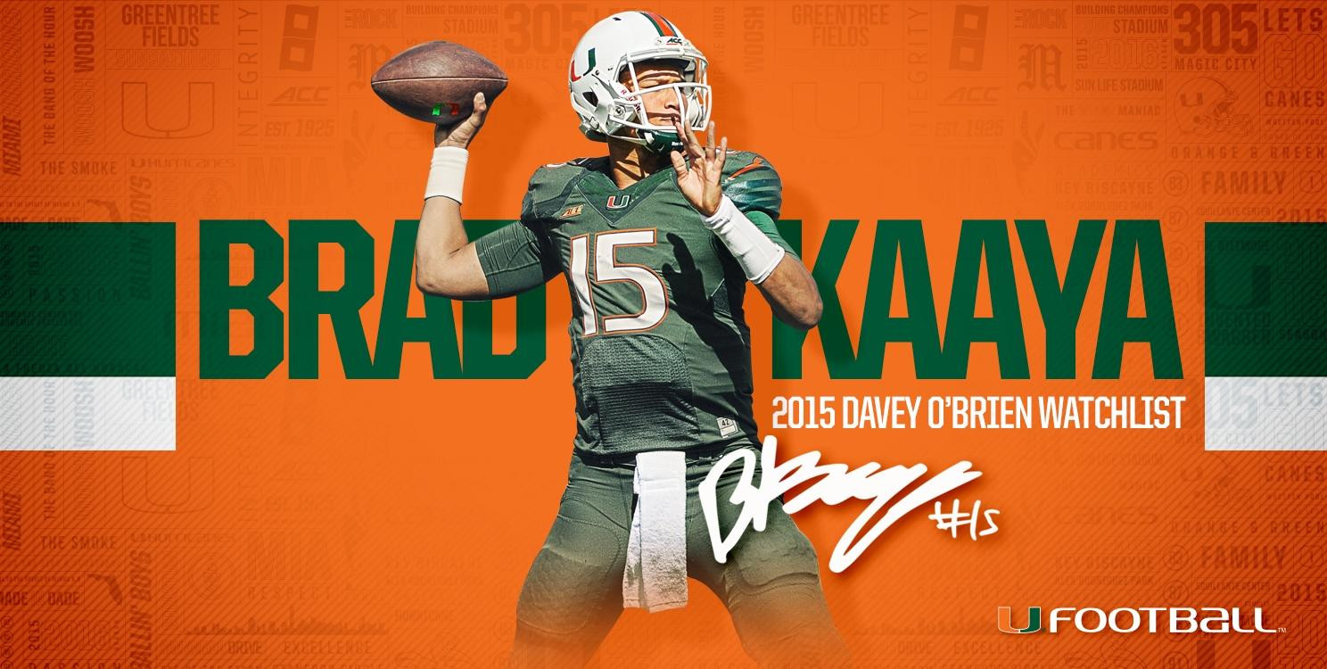 Kaaya Named To O'Brien Watch List