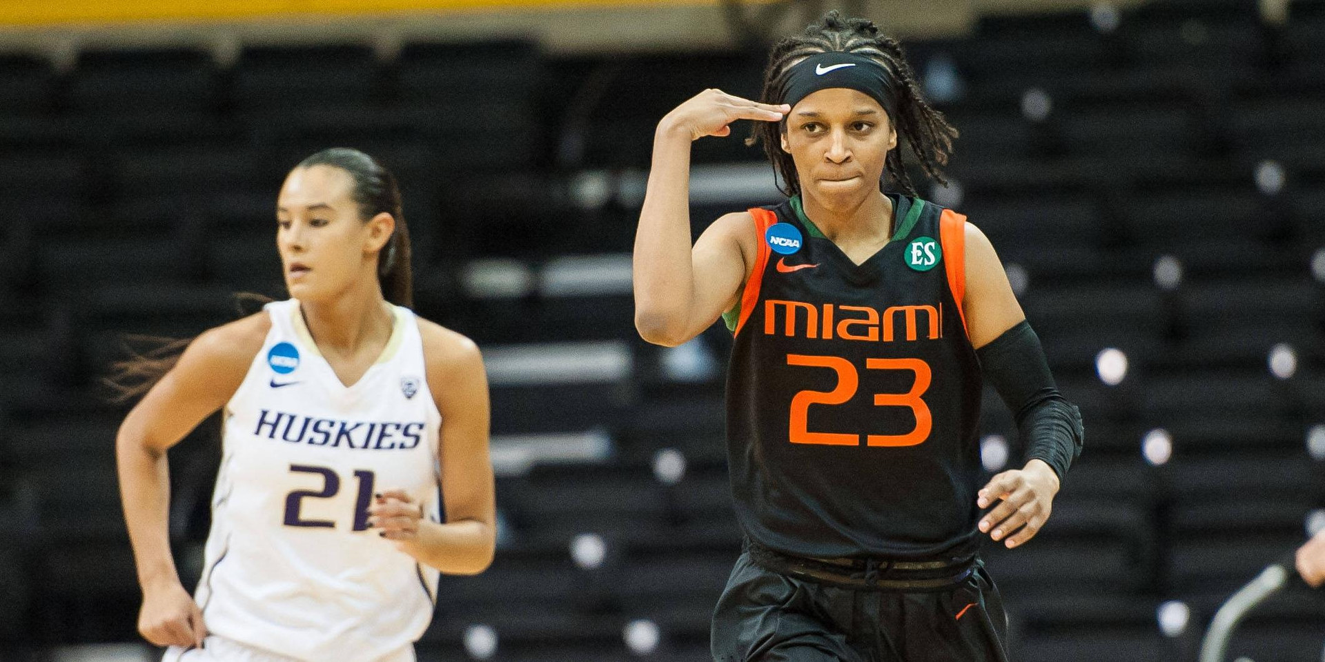 March On! @MiamiWBB Downs UW in NCAA Opener