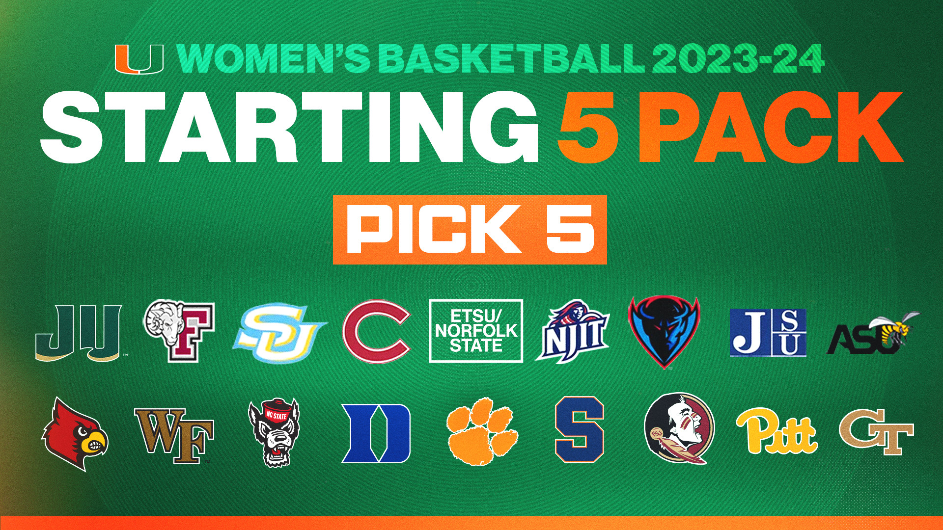 Starting 5 & Sunday Pack Available Now!