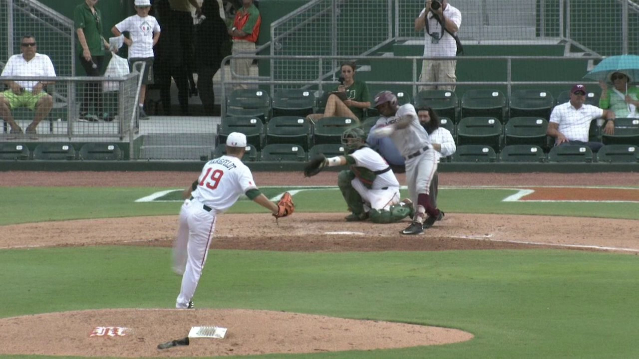 Canes Baseball Highlights | vs. Virginia Tech | 5.19.2017 - Game 1