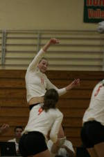 Mayhew's 26 Kills Leads UM To First ACC Win