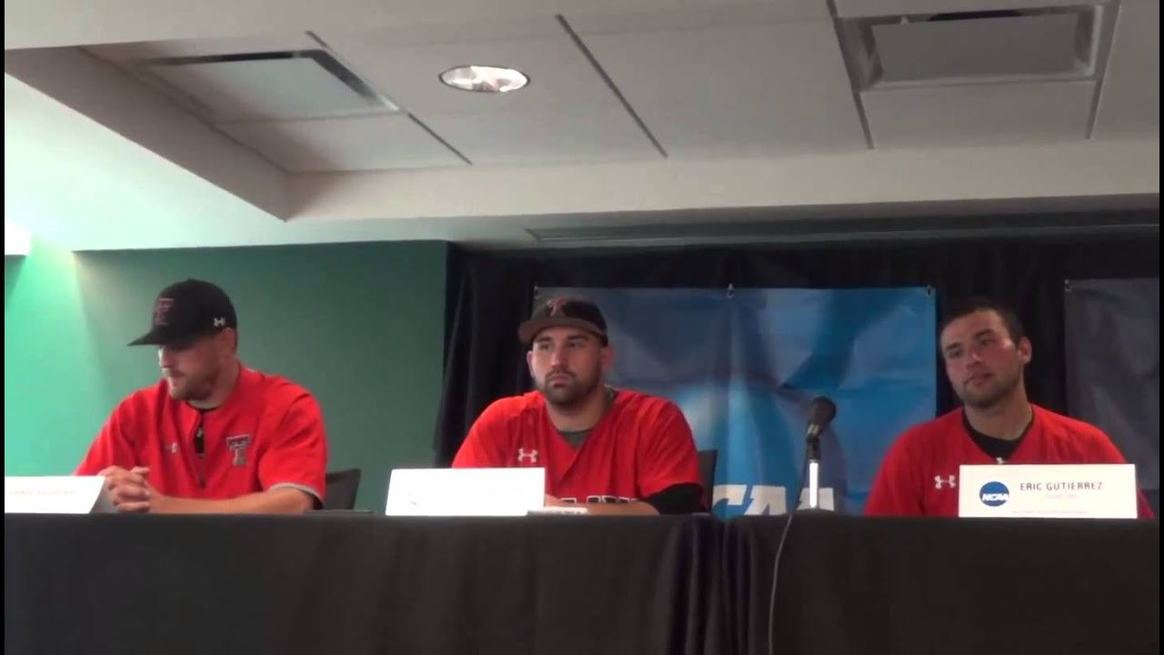 Game 1 TTU Press Conference - Chris Sadberry, Adam Kirsch and Eric Gutierrez