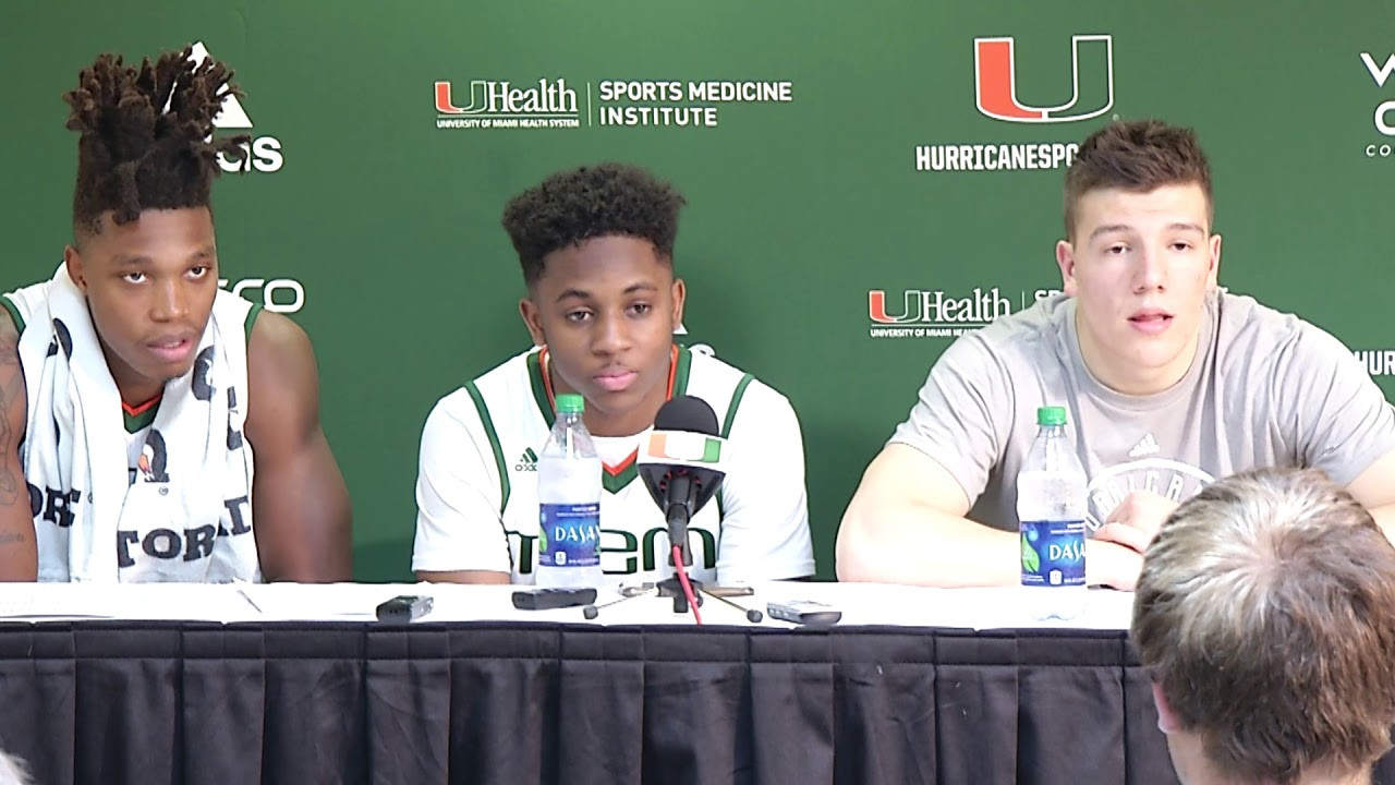 Lonnie Walker IV, Chris Lykes & DJ Vasiljevic | Postgame Presser vs. Virginia Tech | 03.03.18