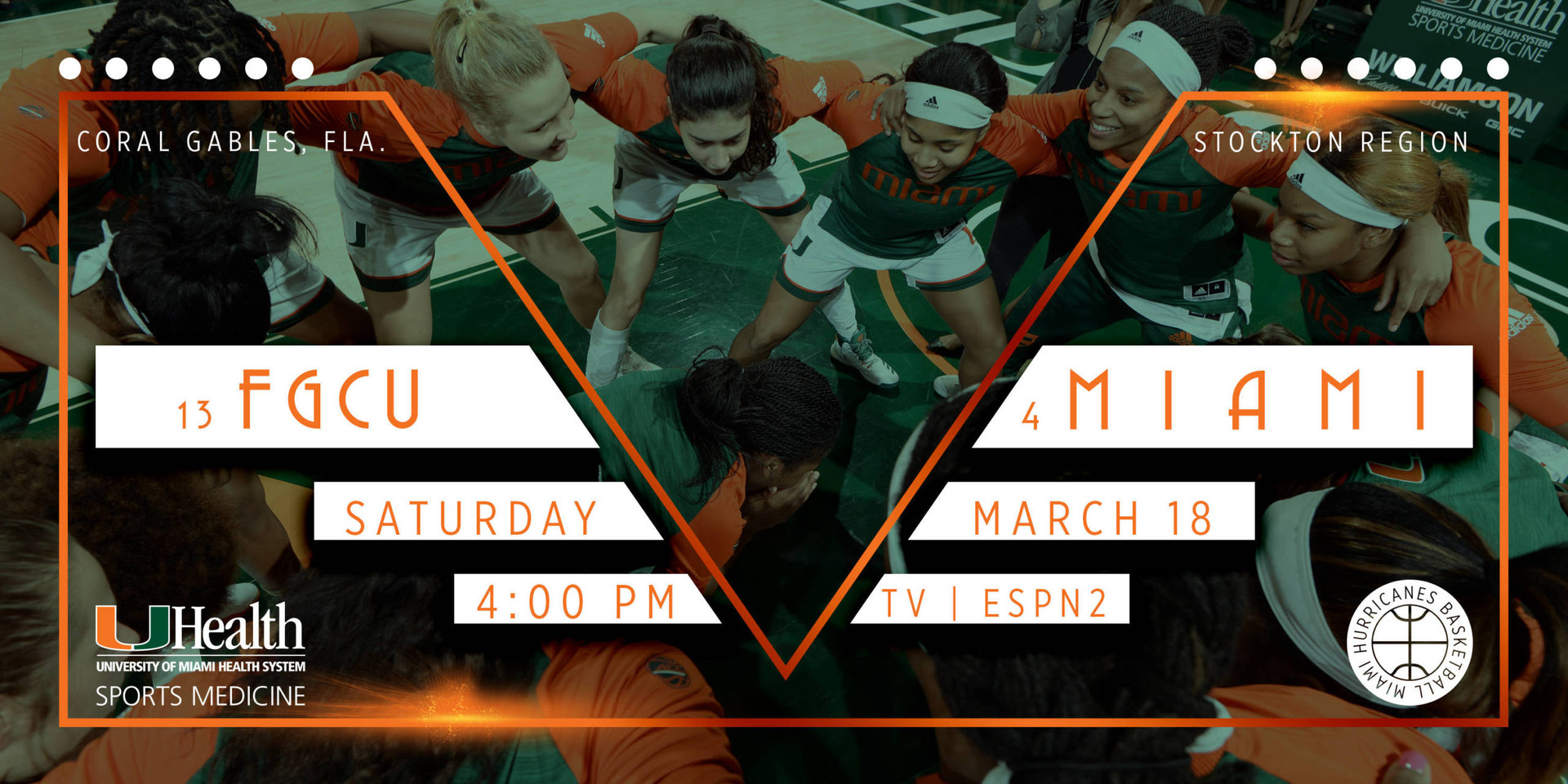 Fourth-Seeded @CanesWBB Opens NCAA Play vs. FGCU