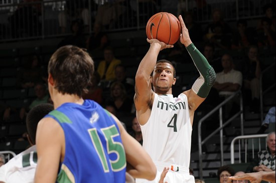 2012 Miami Hurricanes Men's Basketball vs Florida Gulf Coast