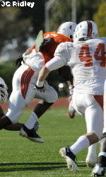 Hurricanes Defeat Miami, 58-53, in Annual Spring Game