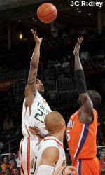 Dews Leads Hurricanes Past North Carolina Central, 76-42