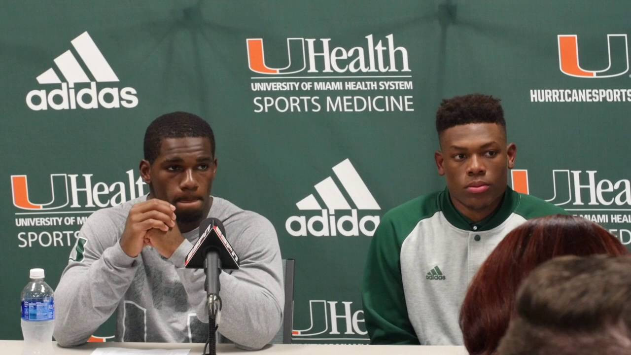 Ahmmon Richards and Mark Walton | Post Game Presser | 9.17.16