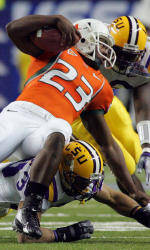 Canes Stumble In Peach Bowl