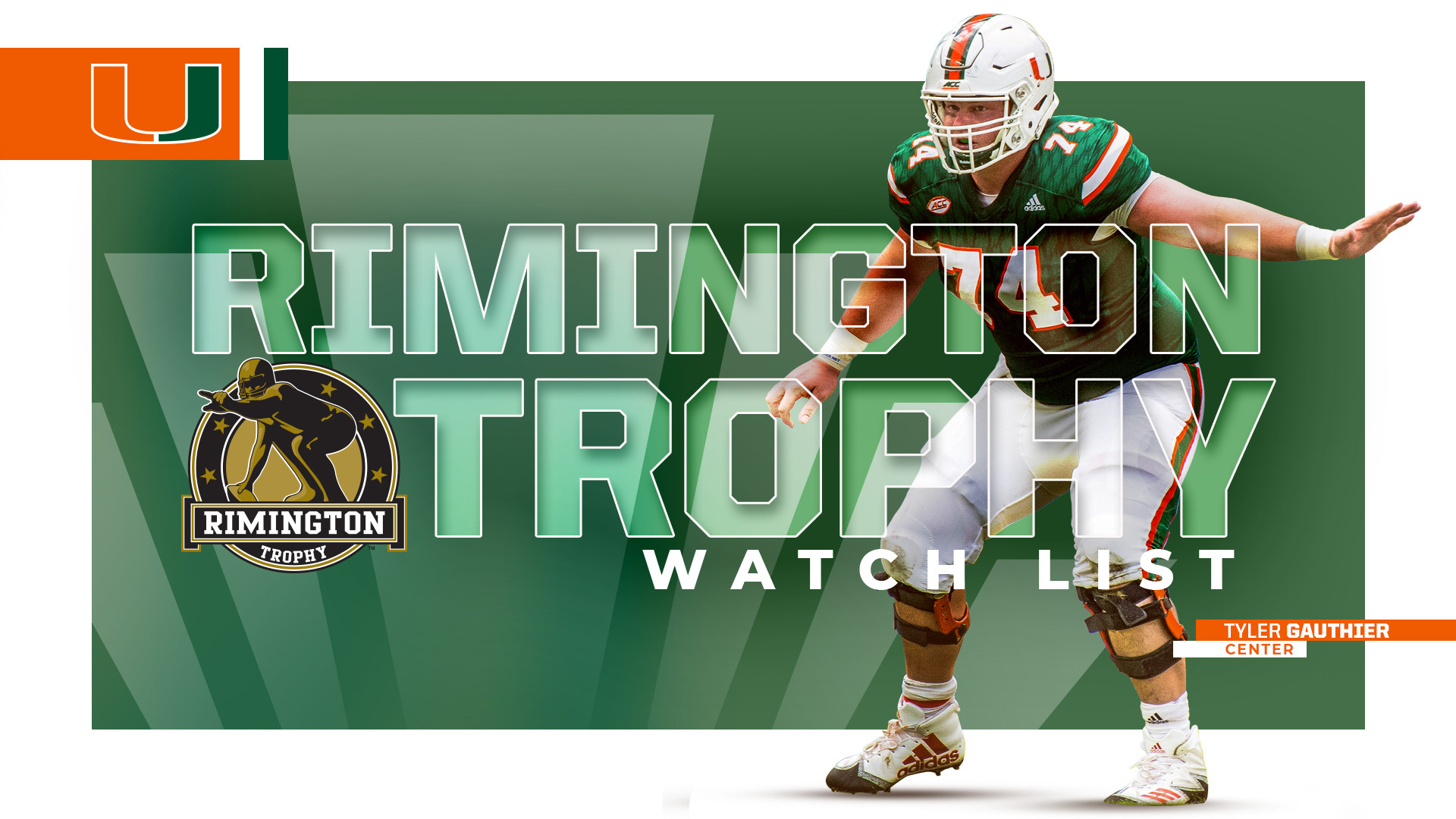 Gauthier Selected to Rimington Trophy Watch List