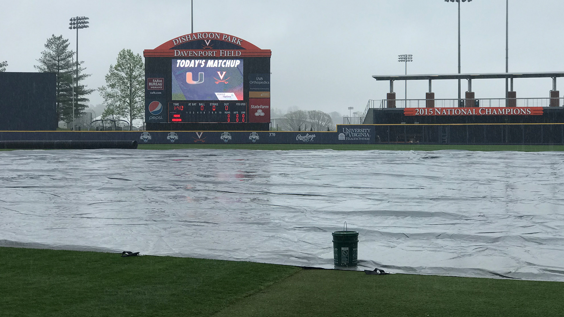 Friday Baseball Game at UVA Postponed, Doubleheader Saturday