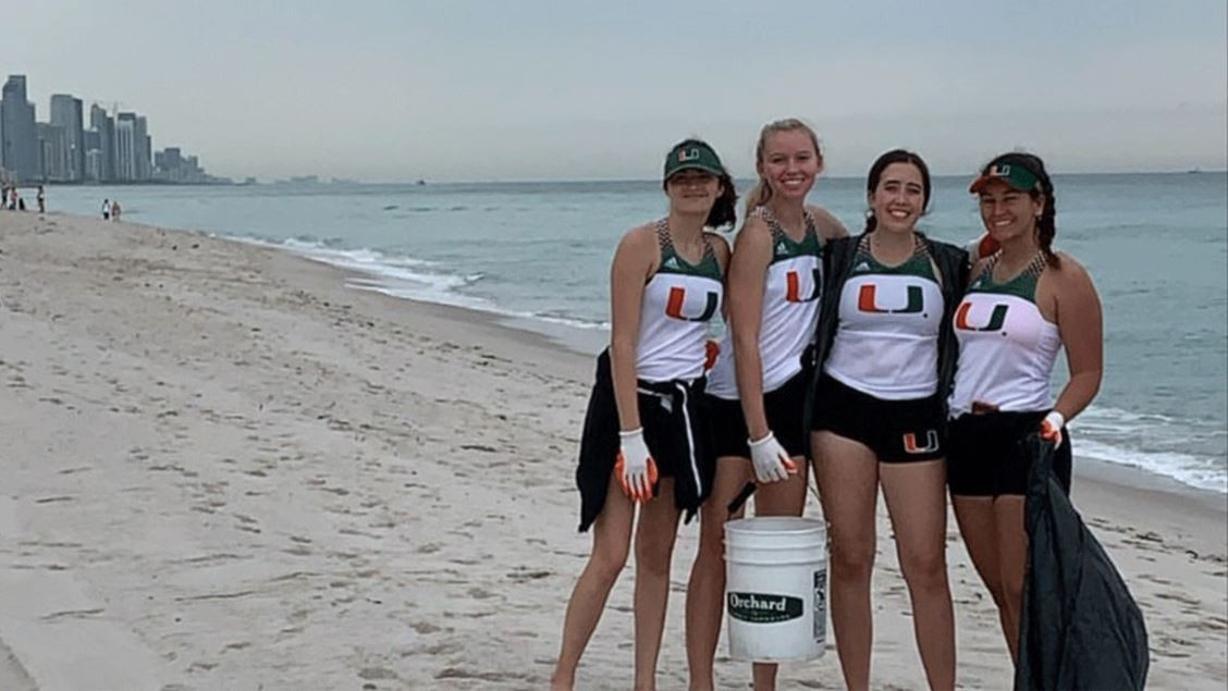 Canes Recognized for Community Service Efforts