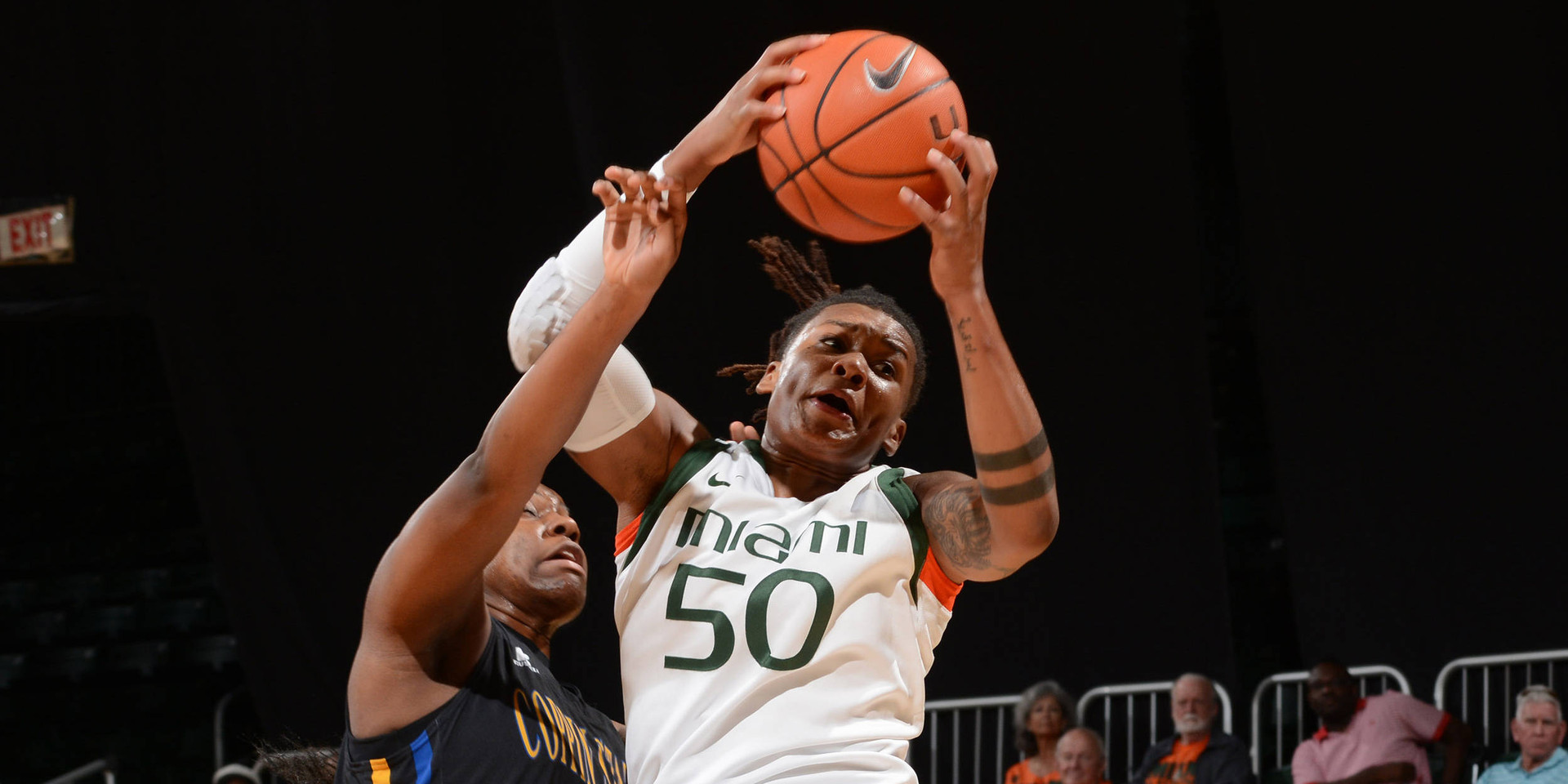 @MiamiWBB Beats Coppin State, 63-58