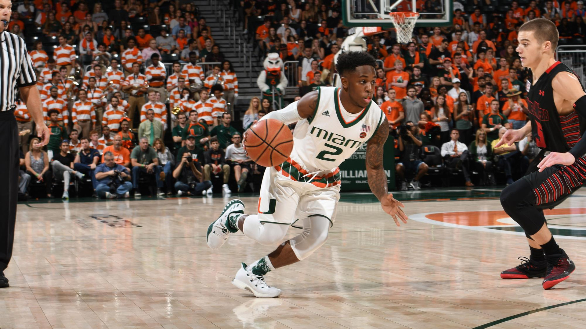 No. 6/8 Canes Visit George Washington