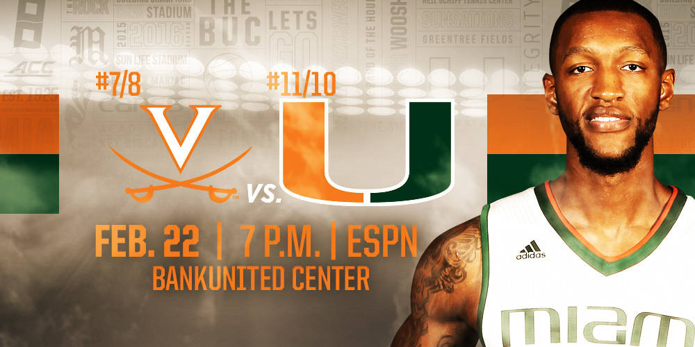 Game Day: #7/8 Virginia at #11/10 Miami