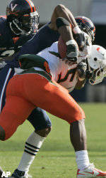 Miami Falls At Virginia, 17-7
