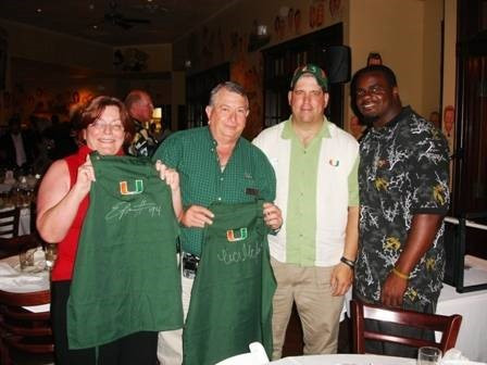 South Florida Hurricane Club Regional Chapter Celebrity Waiter Dinner, May 19, 2008