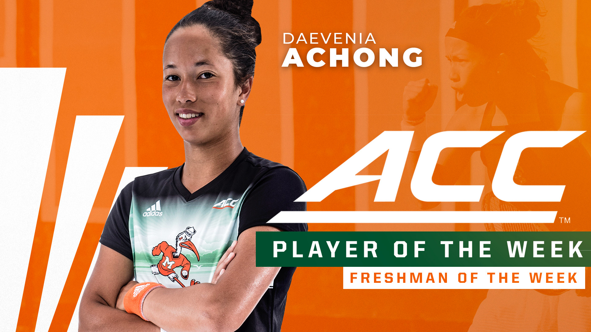 Achong Named ACC Player and Freshman of the Week