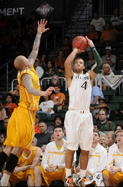 2012 Miami Hurricanes Men's Basketball vs Valparaiso