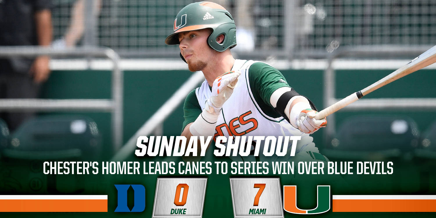 Baseball Blanks Duke to Capture Series Win