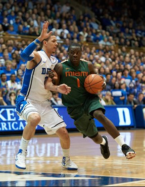 05 February 2012   Miami vs. Duke, from Cameron Indoor Stadium in Durham, NC.