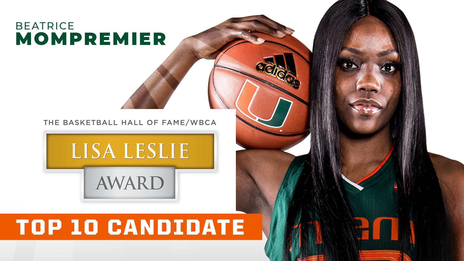 Mompremier Tabbed a Lisa Leslie Award Top 10 Candidate