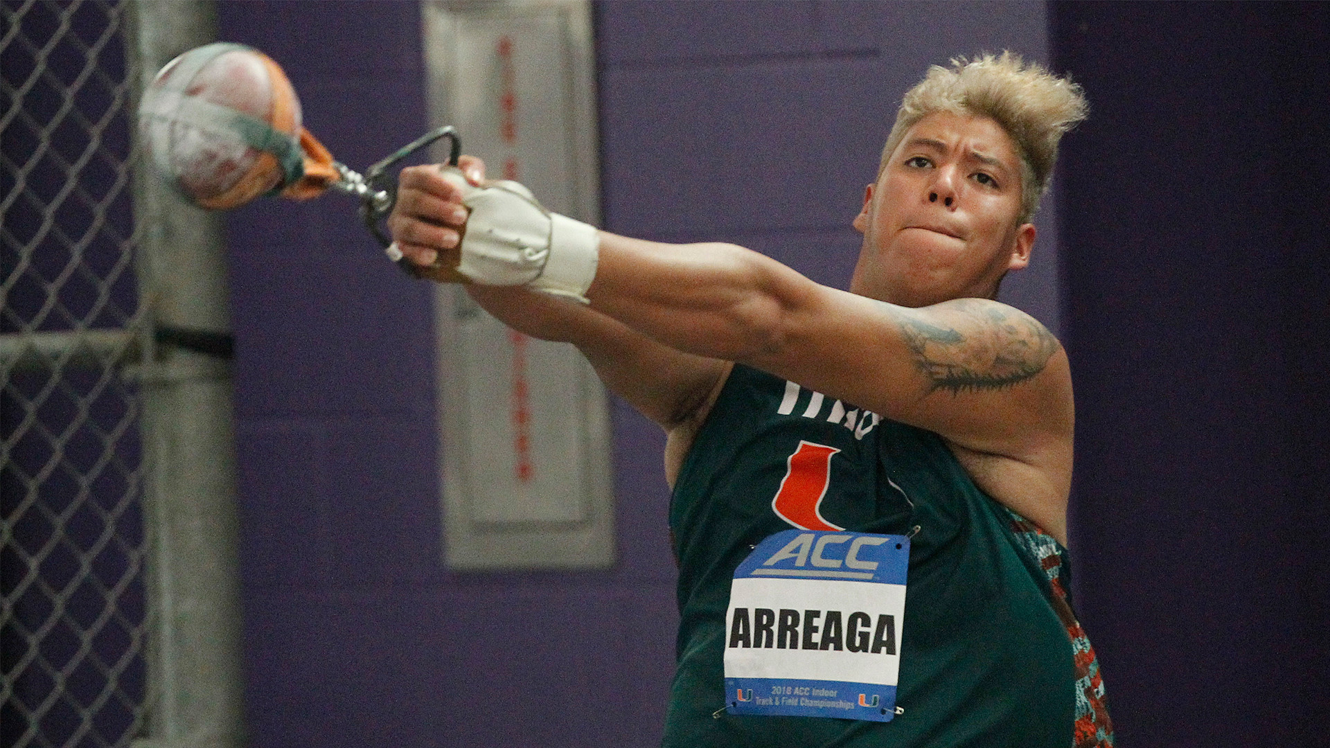 Arreaga Sets UM Record at Hurricane Invitational