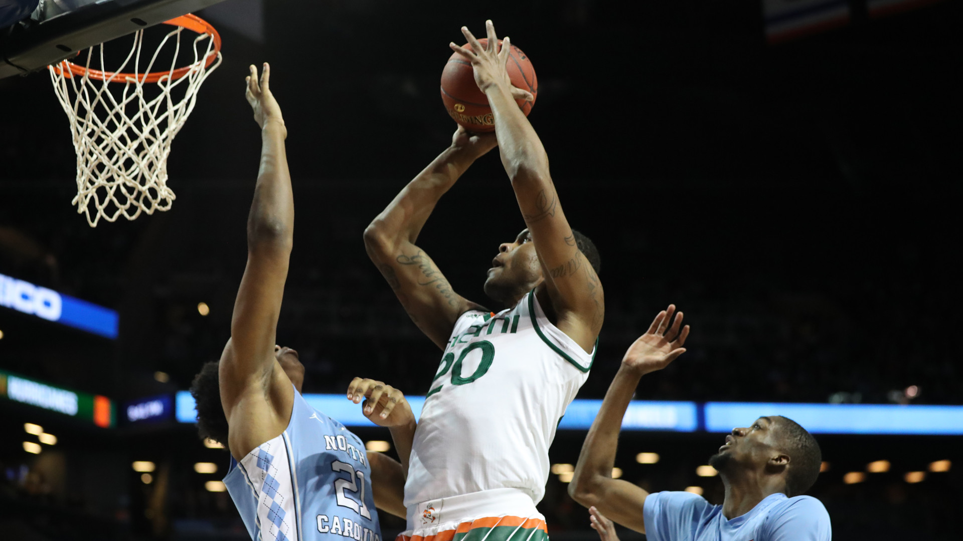 Canes Fall to UNC, 82-65, in ACC Tourney Quarterfinal