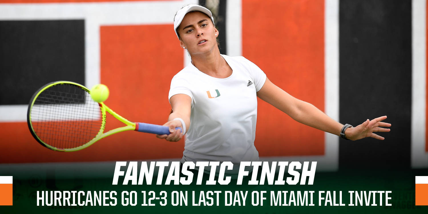 @CanesWTennis Posts 12-3 Mark to Cap Miami Invite