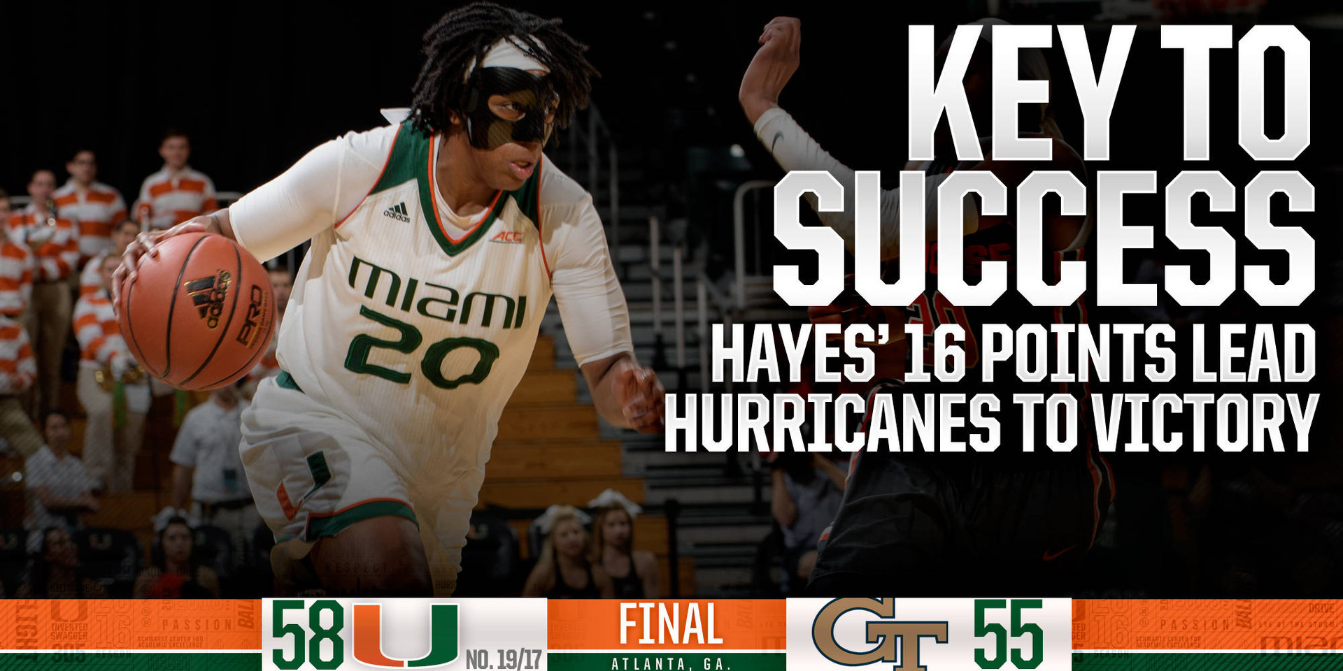 @CanesWBB Wins Thriller at Georgia Tech