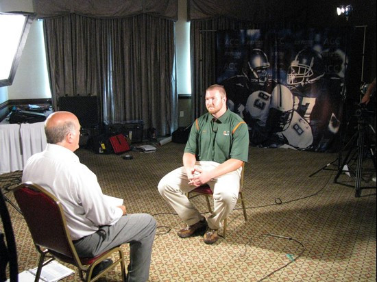 Jason Fox at the 2009 ACC Football Kickoff