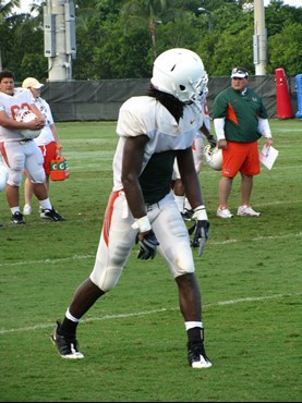 LaRon Byrd (47) at practice Sunday morning at the Greentree Practice Fields.