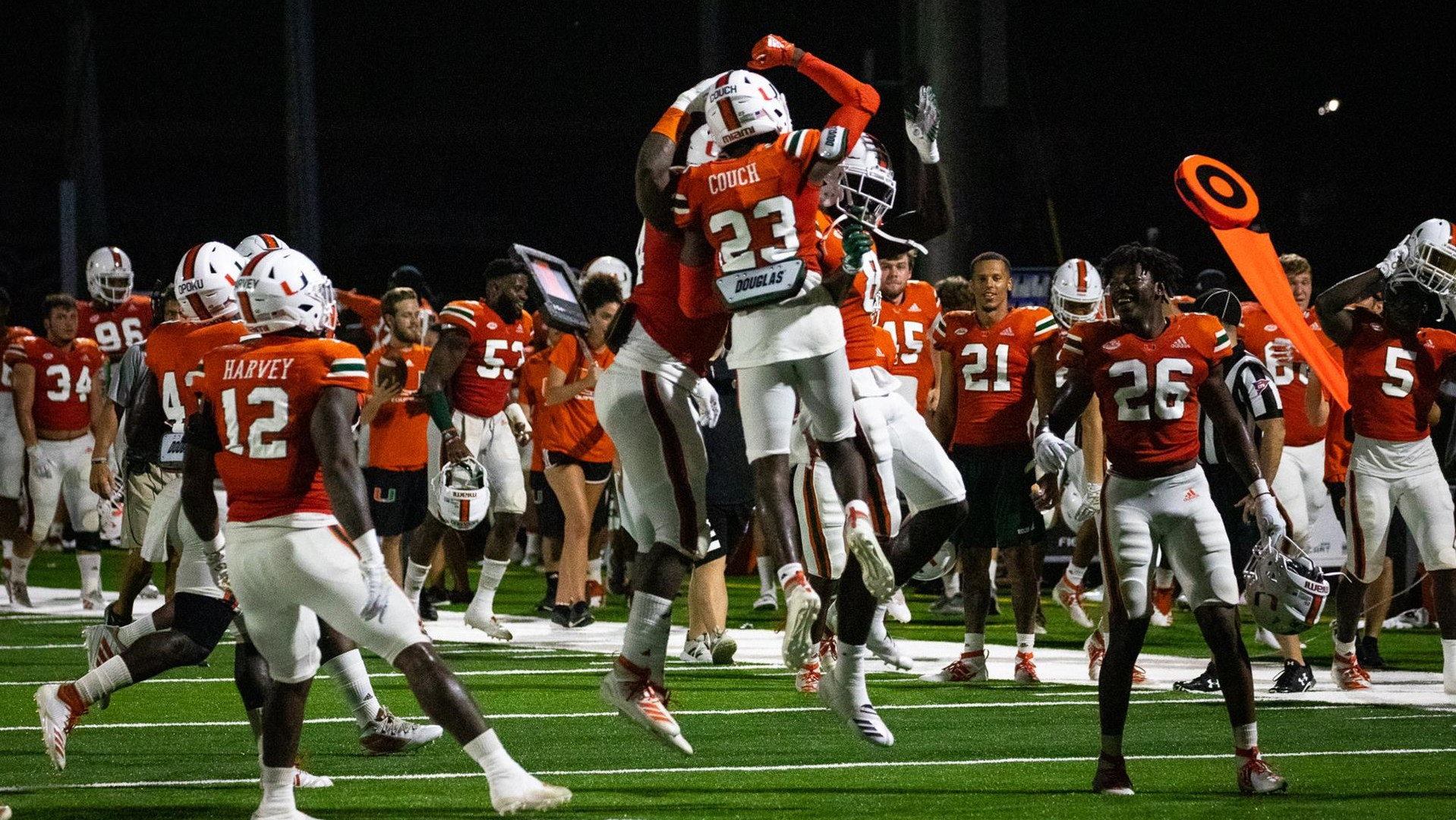 Canes Scrimmage Two Weeks Before Opener